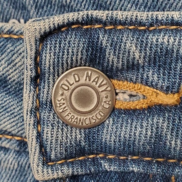 Old Navy Women Sz 16 Jeans Extra High Rise Wide Leg Denim Secret Smooth Pockets - Picture 3 of 10